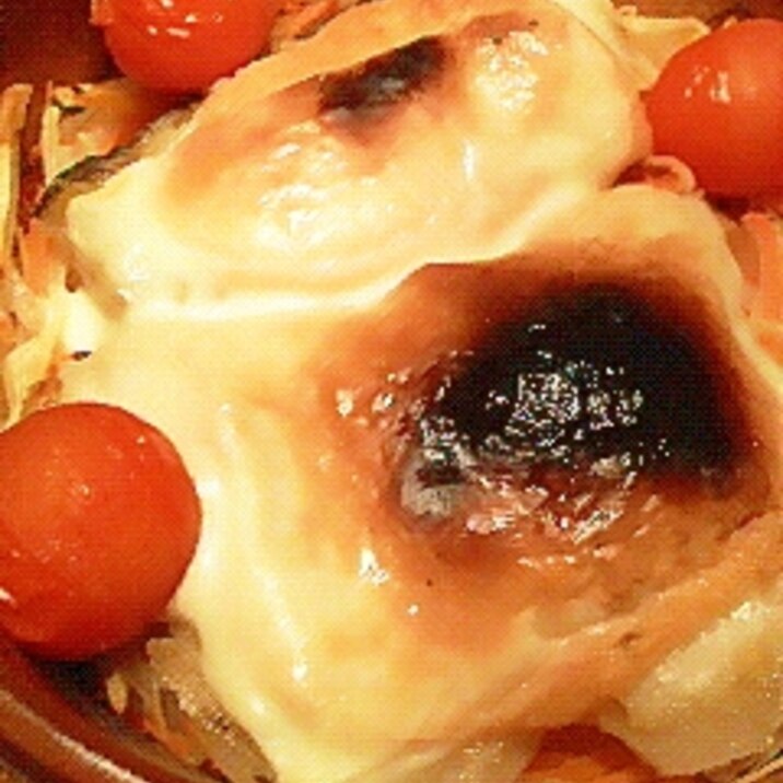 ふゎふゎ♪鱈とタラコの親子チーズ焼